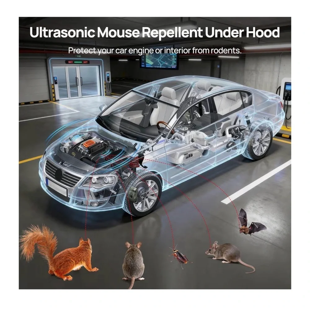 Vehicle LED Rodent Control Device